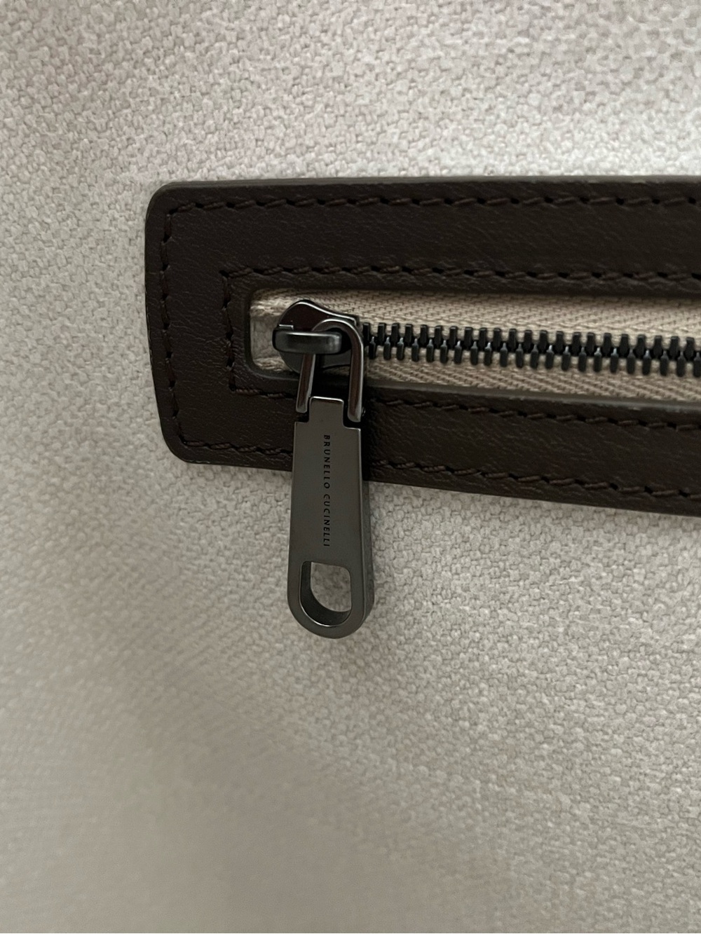 Brunello Cucinelli Canvas Shopping Tote - Picture 9 of 14